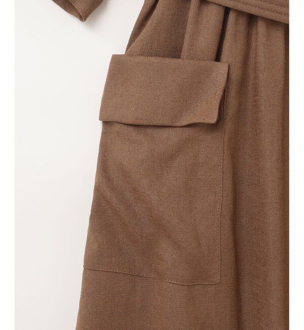 Grace Class「リネンタッチサファリドレス」|ワンピース|