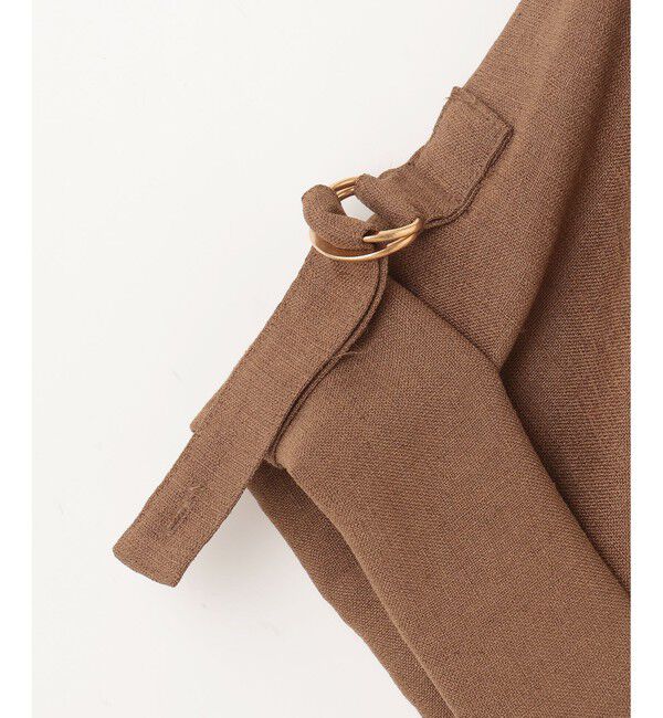 Grace Class「リネンタッチサファリドレス」|ワンピース|