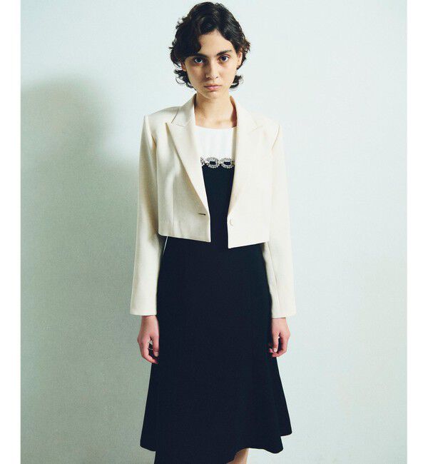 Grace Class「トリアセショート丈ジャケット」|テーラードジャケット|