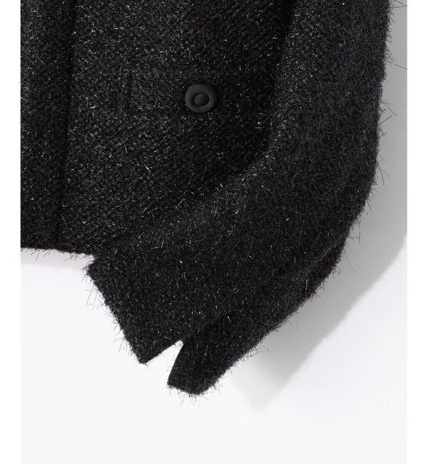 Grace Class「ラメシャイニーコクーンジャケット」|ノーカラージャケット|