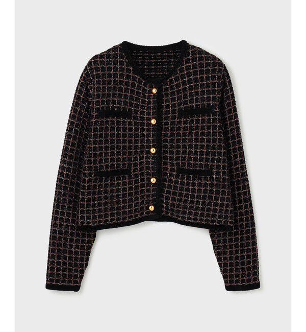 Diagram「ツイードニットカーディガン」|カーディガン|