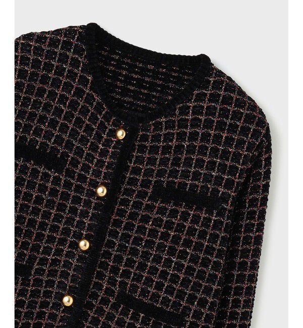 Diagram「ツイードニットカーディガン」|カーディガン|