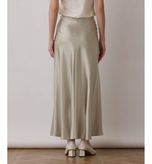 GRACE CONTINENTAL「サテンストレッチイージースカート」|スカート|