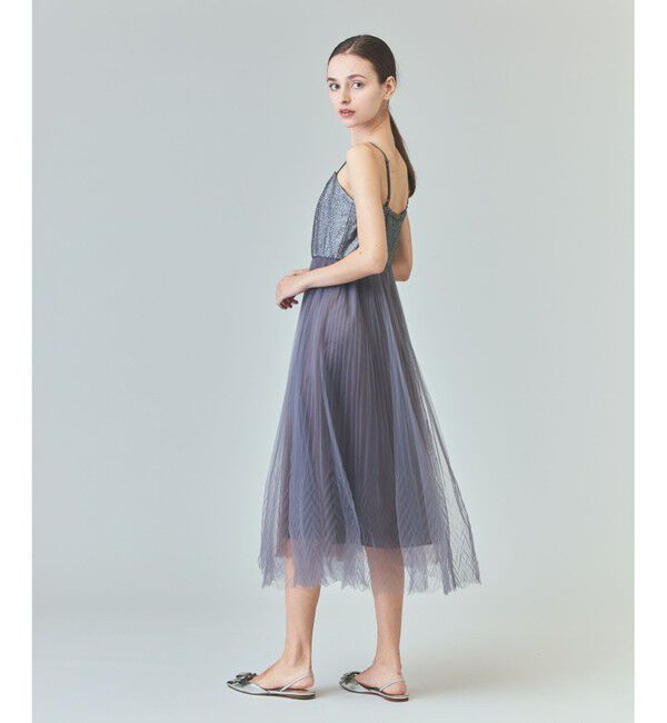 Grace Class「チュールプリーツコンビワンピース」|ワンピース|