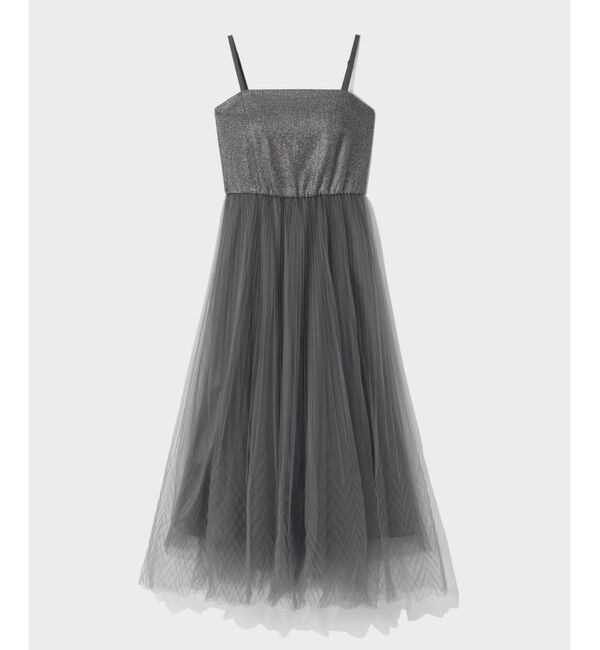 Grace Class「チュールプリーツコンビワンピース」|ワンピース|