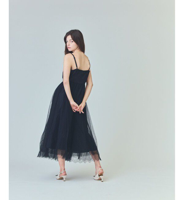 Grace Class「チュールプリーツコンビワンピース」|ワンピース|