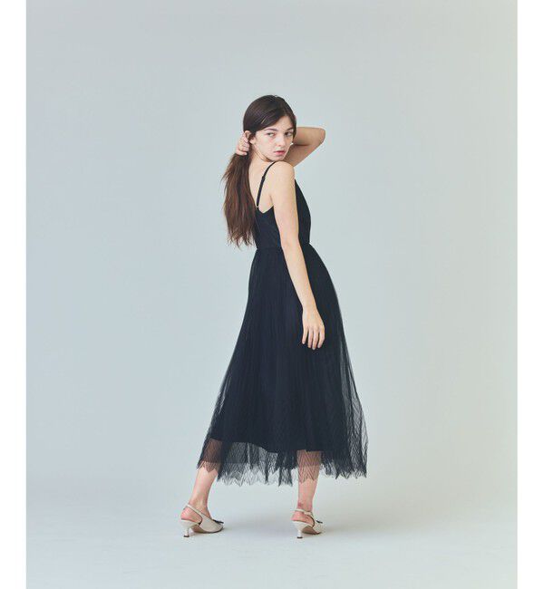 Grace Class「チュールプリーツコンビワンピース」|ワンピース|