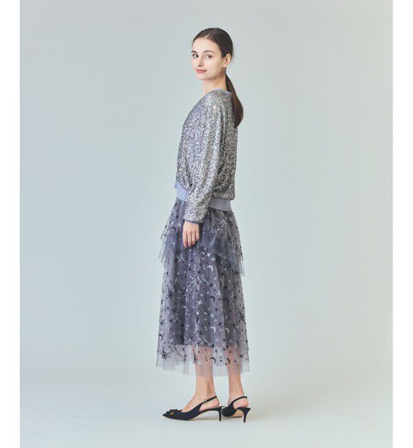 Grace Class「スパンコールニットカーディガン」|カーディガン|