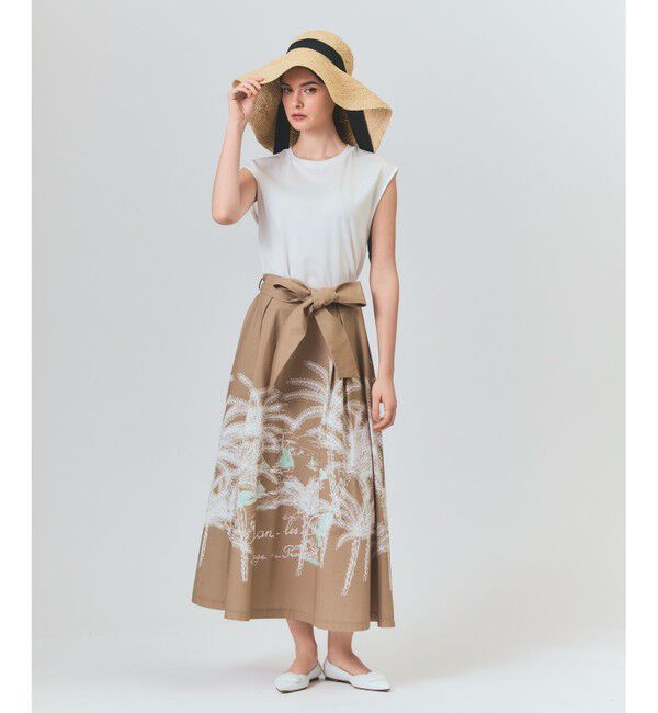 Grace Class「プラージュプリントタックスカート」|スカート|