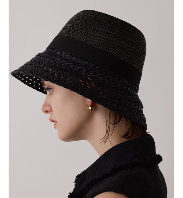  「Ferrucio Vecchi ブラックハット」|ハット|