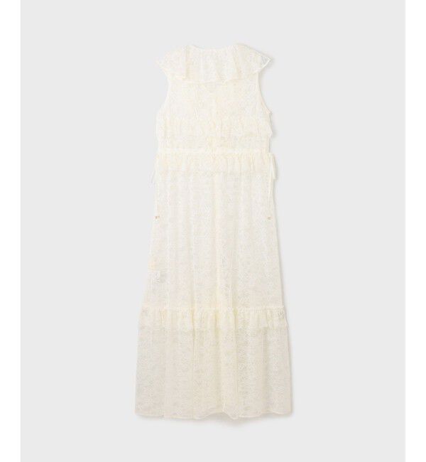 GRACE CONTINENTAL「フリルカラーレースワンピース」|ワンピース|