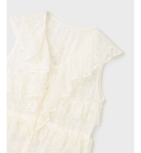 GRACE CONTINENTAL「フリルカラーレースワンピース」|ワンピース|