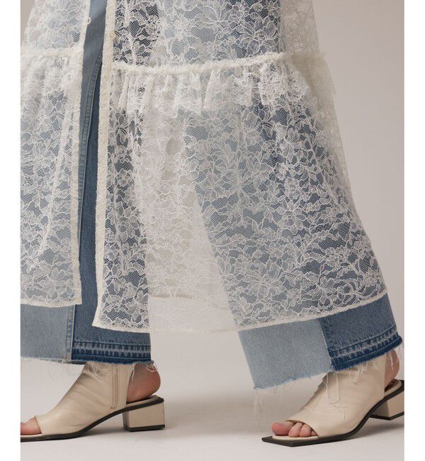 GRACE CONTINENTAL「フリルカラーレースワンピース」|ワンピース|