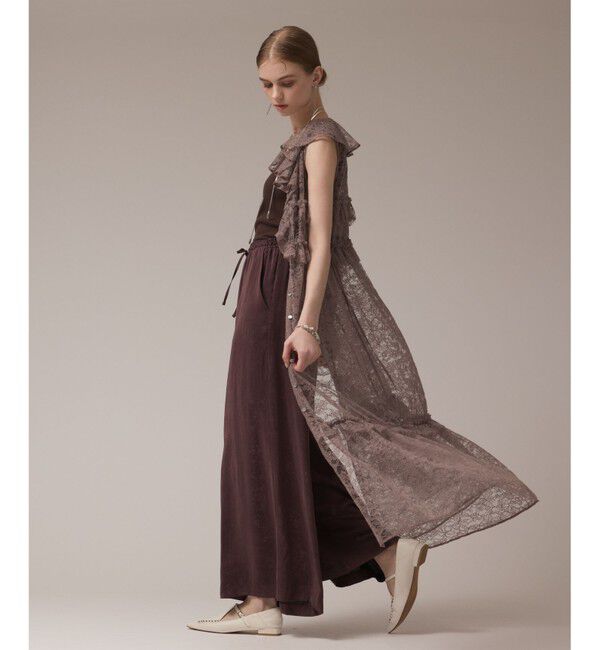 GRACE CONTINENTAL「フリルカラーレースワンピース」|ワンピース|