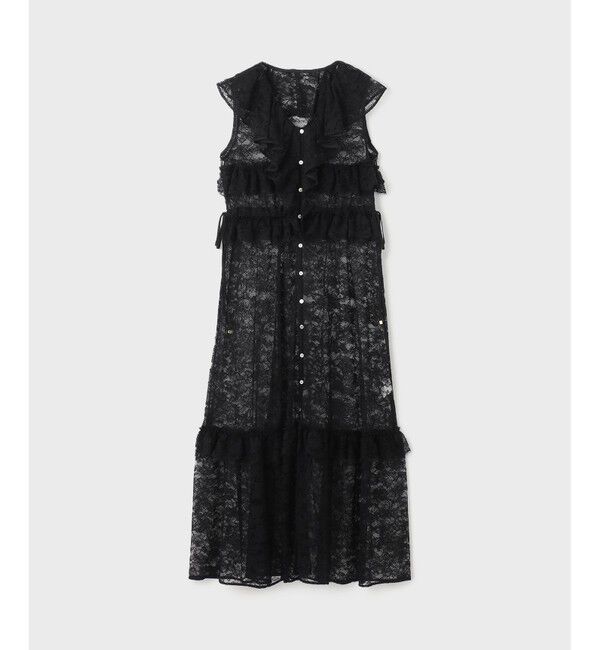 GRACE CONTINENTAL「フリルカラーレースワンピース」|ワンピース|