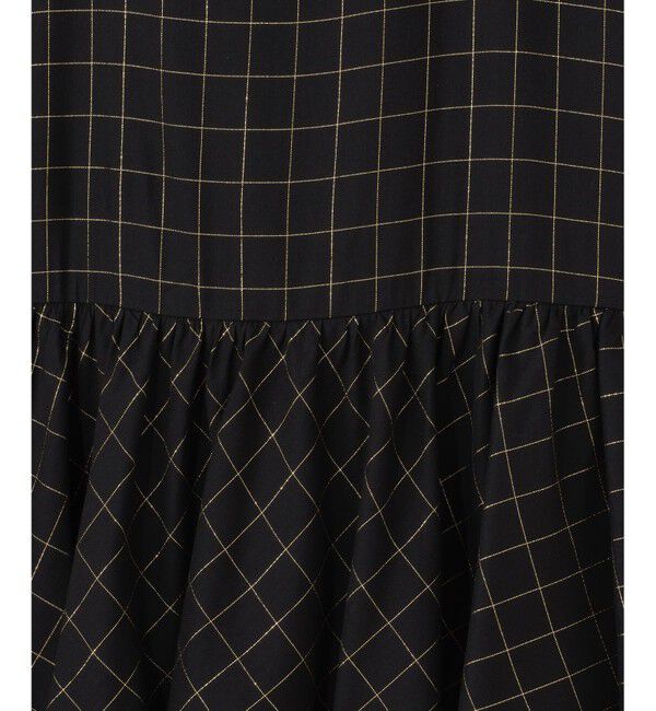 Grace Class「ラメチェックキャミドレス」|ワンピース|