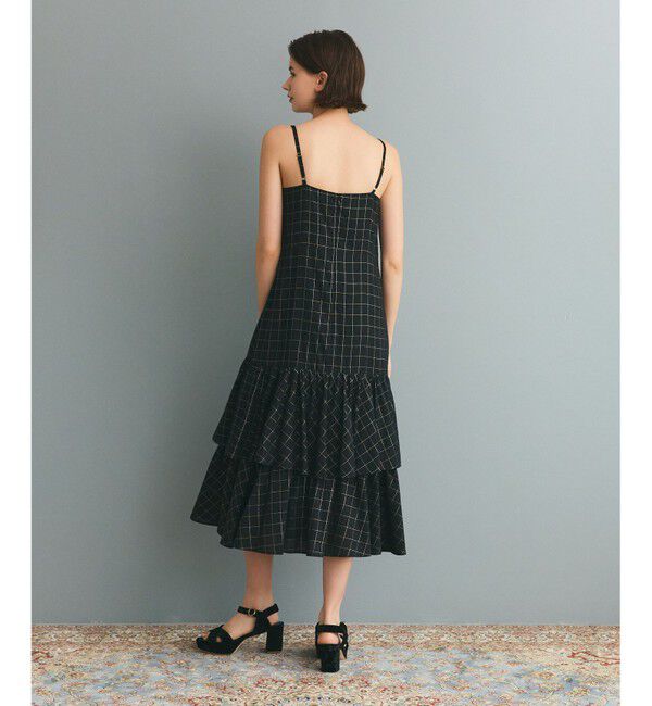 Grace Class「ラメチェックキャミドレス」|ワンピース|
