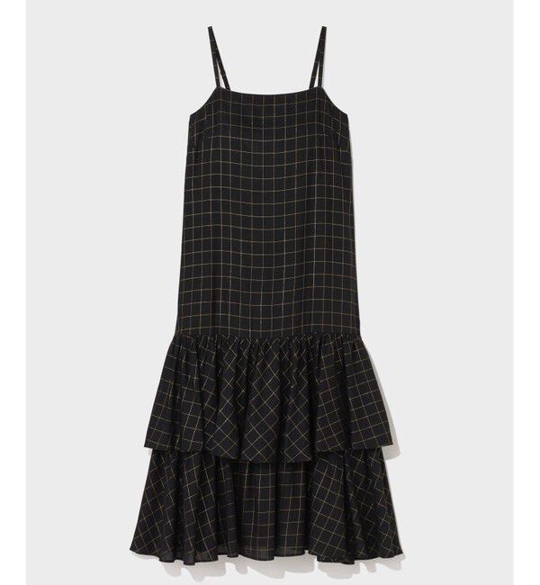 Grace Class「ラメチェックキャミドレス」|ワンピース|
