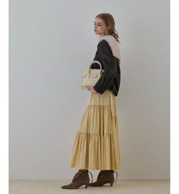 GRACE CONTINENTAL「フェイクレザーボンバージャケット」|その他|