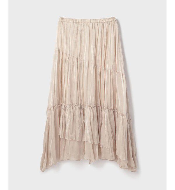 GRACE CONTINENTAL「ワッシャープリーツスカート」|スカート|