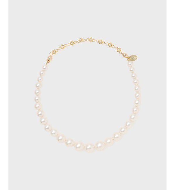 GRACE CONTINENTAL「パールリボンネックレス」|ネックレス|