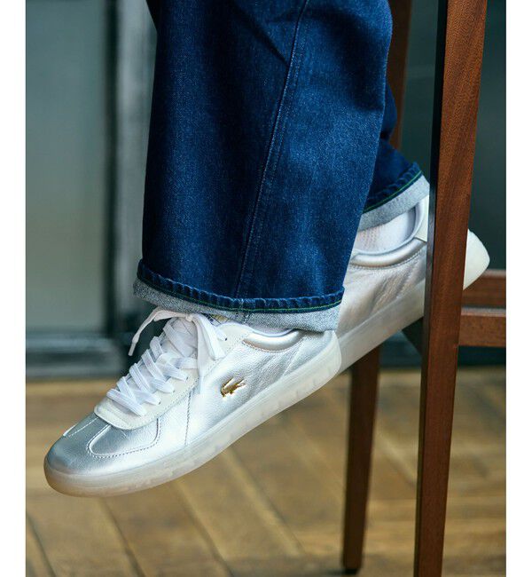 LACOSTE「メンズ BASESHOT PRO 225 1 SMA」|スニーカー|シルバー