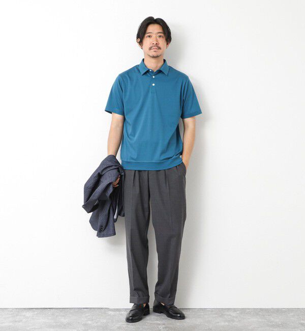 NOLLEY'S goodman「《ビジカジ対応》シルケットスムース ドレスポロ ビズポロ 25SS」|ポロシャツ|