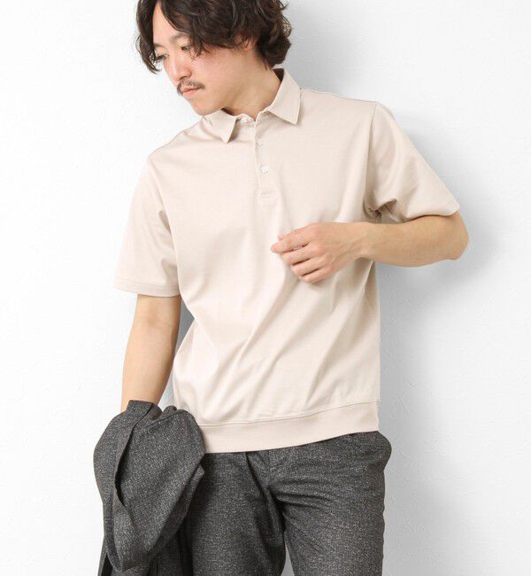 NOLLEY'S goodman「《ビジカジ対応》シルケットスムース ドレスポロ ビズポロ 25SS」|ポロシャツ|