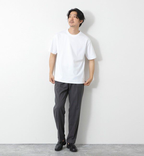 NOLLEY'S goodman「《ビジカジ対応》ハイゲージ シルケットポンチ ドレスCN T 25SS」|Tシャツ・カットソー|