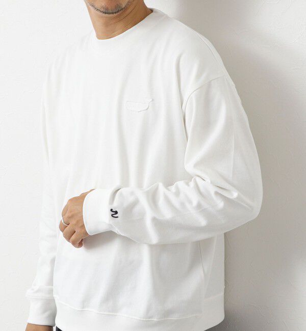 NOLLEY'S goodman「度詰め引き揃え天竺 クラフトクジラ ワンポイントロンT 25AW」|Tシャツ・カットソー|