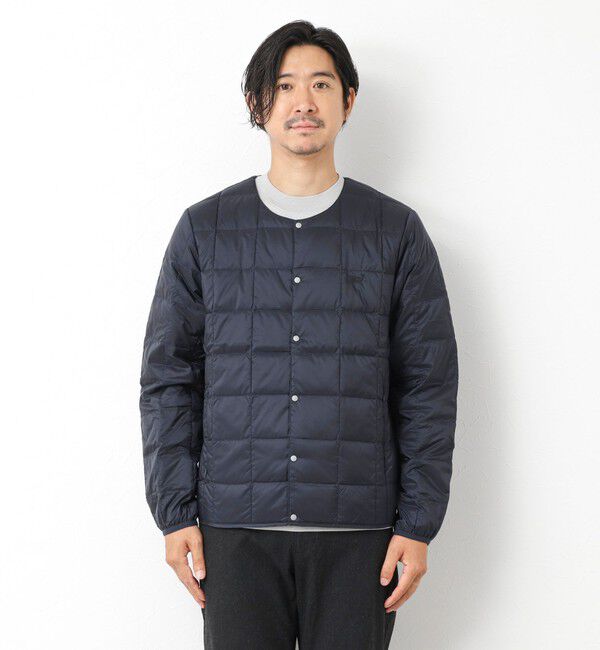NOLLEY'S goodman「【TAION/タイオン】別注クジラ刺繍CREW NECK BUTTON DOWN JACKET」|ダウン|