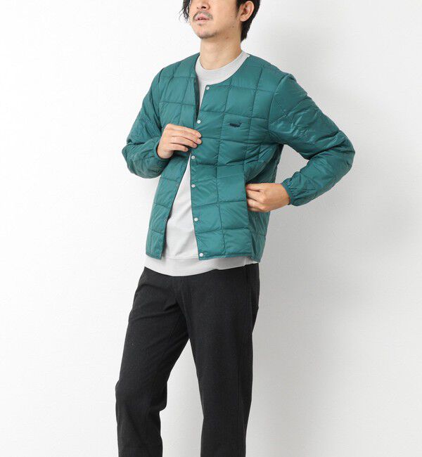 NOLLEY'S goodman「【TAION/タイオン】別注クジラ刺繍CREW NECK BUTTON DOWN JACKET」|ダウン|