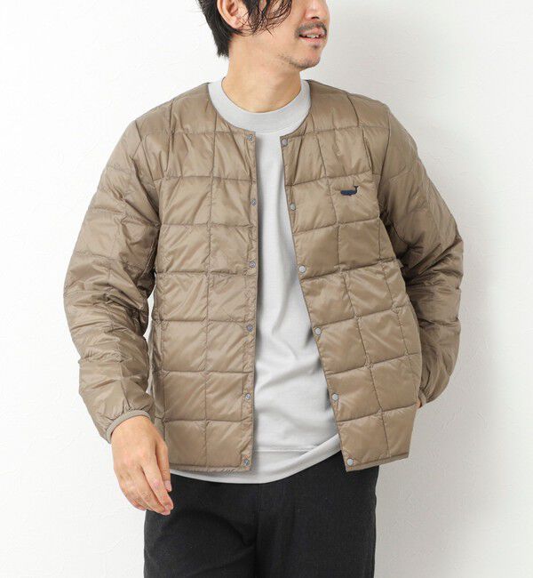 NOLLEY'S goodman「【TAION/タイオン】別注クジラ刺繍CREW NECK BUTTON DOWN JACKET」|ダウン|