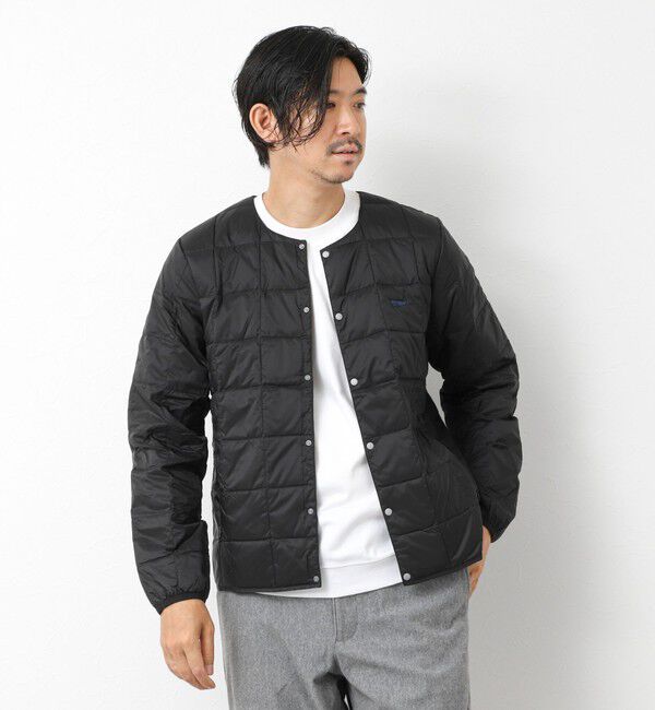 NOLLEY'S goodman「【TAION/タイオン】別注クジラ刺繍CREW NECK BUTTON DOWN JACKET」|ダウン|