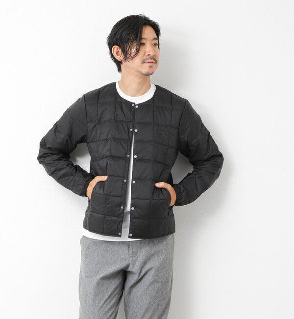 NOLLEY'S goodman「【TAION/タイオン】別注クジラ刺繍CREW NECK BUTTON DOWN JACKET」|ダウン|