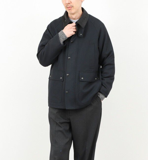 NOLLEY'S goodman「《ビジカジ対応》【TECHTWEED】【SORONA】中綿ユーティリティジャケット 25AW」|ブルゾン・スタジャン|