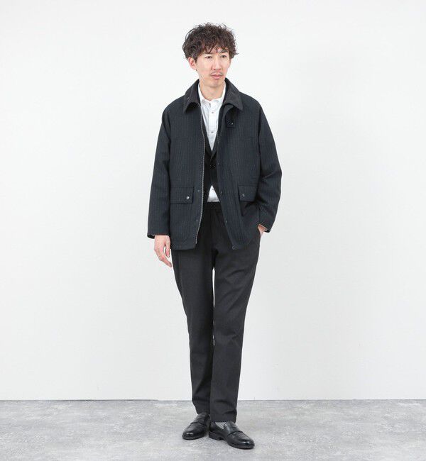 NOLLEY'S goodman「《ビジカジ対応》【TECHTWEED】【SORONA】中綿ユーティリティジャケット 25AW」|ブルゾン・スタジャン|