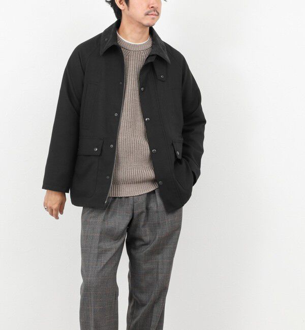 NOLLEY'S goodman「《ビジカジ対応》【TECHTWEED】【SORONA】中綿ユーティリティジャケット 25AW」|ブルゾン・スタジャン|