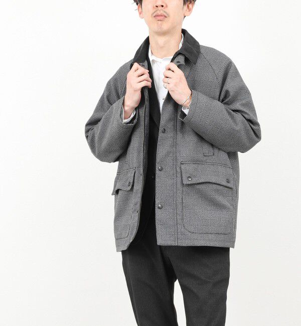 NOLLEY'S goodman「《ビジカジ対応》【TECHTWEED】【SORONA】中綿ユーティリティジャケット 25AW」|ブルゾン・スタジャン|