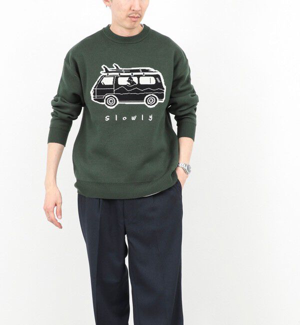 NOLLEY'S goodman「【STONEWOLD】WAGON ウォッシャブル CN 25AW」|ニット・セーター|