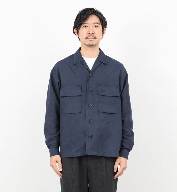 NOLLEY'S goodman「ポリスエード シャツブルゾン 25AW」|ブルゾン・スタジャン|