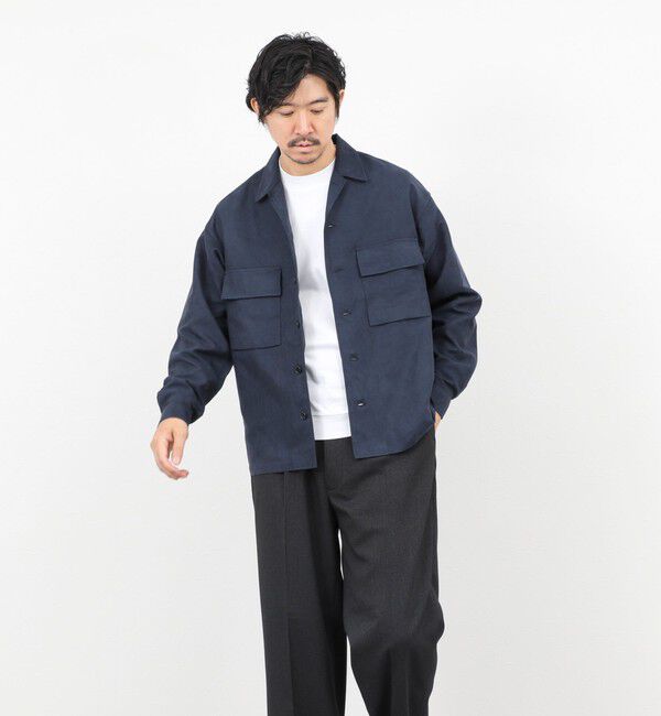 NOLLEY'S goodman「ポリスエード シャツブルゾン 25AW」|ブルゾン・スタジャン|