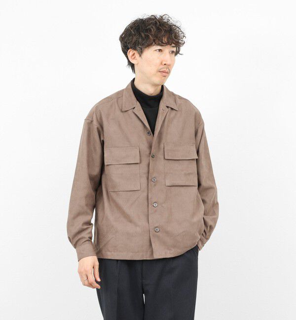 NOLLEY'S goodman「ポリスエード シャツブルゾン 25AW」|ブルゾン・スタジャン|