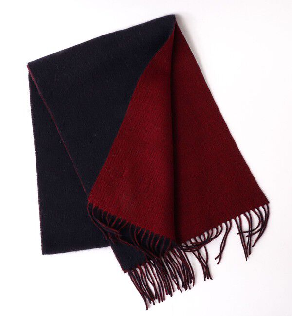 NOLLEY'S goodman「R/Sウールカシミヤマフラー30」|マフラー|ネイビー