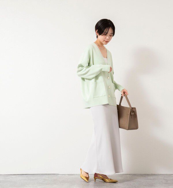 NOLLEY'S sophi「【一部WEB限定カラー】《手洗い可能》スムース編みVネックカーディガン」|カーディガン|