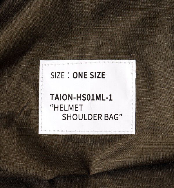 NOLLEY'S goodman「【TAION / タイオン】MILITARY DOWN HELMET SHOULDER BAG」|トートバッグ|