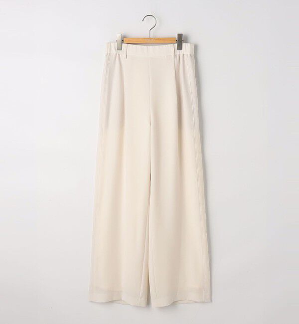 NOLLEY'S sophi「NEW morisachi《セットアップ対応》ウォッシャブルストレッチツイルイージーワイドパンツ」|その他|