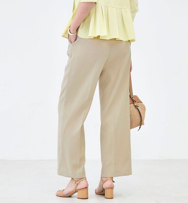 NOLLEY'S「ウォッシャブルハイスペック麻調愛されセミワイドパンツ」|その他|