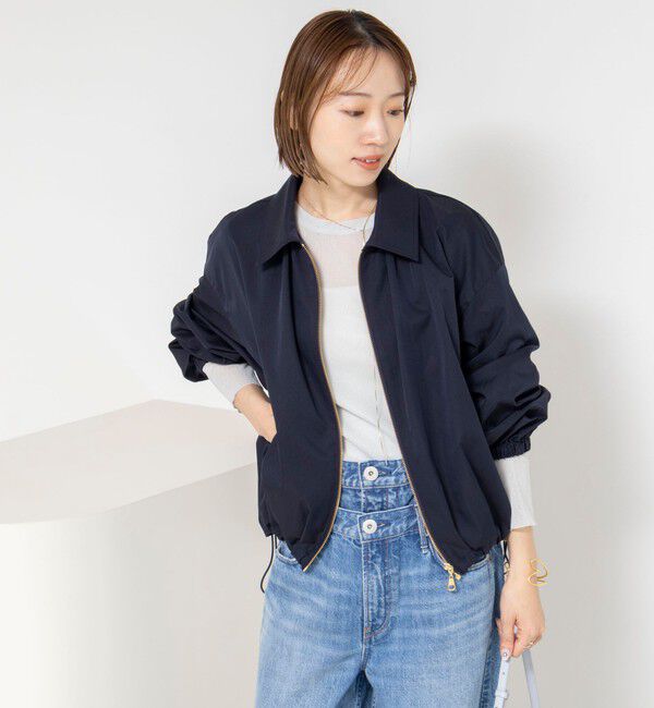NOLLEY'S sophi「ウォッシャブルツイルライトジップアップブルゾン」|ブルゾン・スタジャン|
