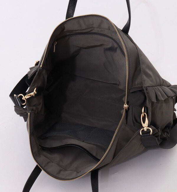 NOLLEY'S「【nolnol/ノルノル】ナイロンフリルトートバッグ」|トートバッグ|